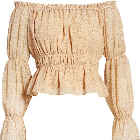 NWOT Womens Off The Shoulder Top size M - Picture 1 of 6